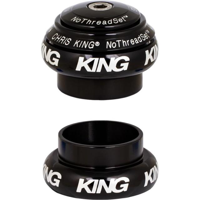 (取寄) クリスキング ノースレッドセット ヘッドセット - 1 1/8インチ Chris King NoThreadset Headset - 1 1/8in Bold Blackの通販は