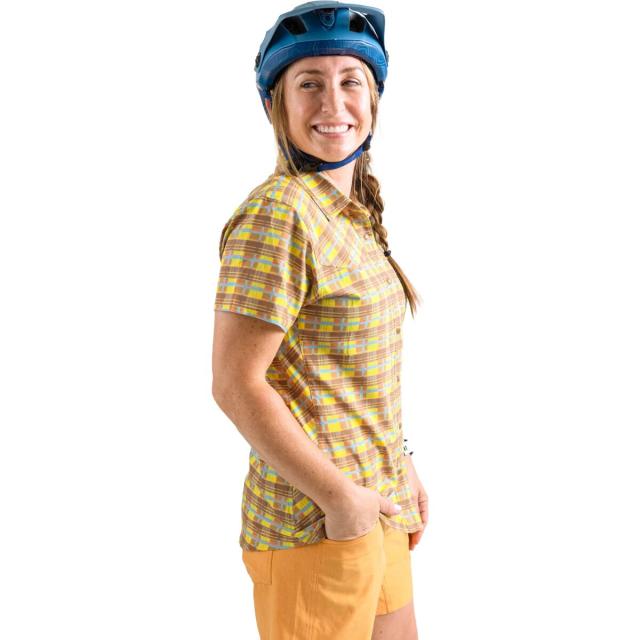 (取寄) クラブライドアパレル レディース バンダラ RGB プレイド ジャージ - ウィメンズ Club Ride Apparel women Bandara RGB Plaid Jersey - Women's Brown Sugar Rgb 取寄) クラブライドアパレル レディース バンダラ RGB プレイド