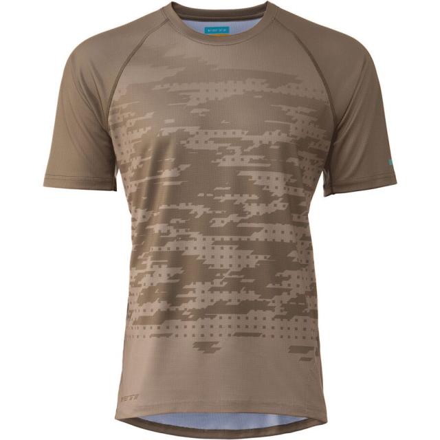 (取寄) イエティサイクルズ メンズ ロングホーン ショートスリーブ ジャージ - メンズ Yeti Cycles men Longhorn Short-Sleeve Jersey - Men's Stone Gray Halflight