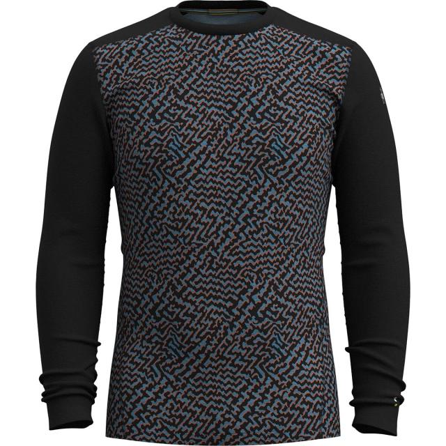 (取寄) スマートウール メンズ メリノ 250 ベースレイヤー— クルー - メンズ Smartwool men Merino 250 Baselayer Crew - Men's Black Retro Lineの通販は
