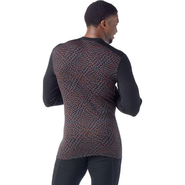 (取寄) スマートウール メンズ メリノ 250 ベースレイヤー— クルー - メンズ Smartwool men Merino 250 Baselayer Crew - Men's Black Retro Lineの通販は
