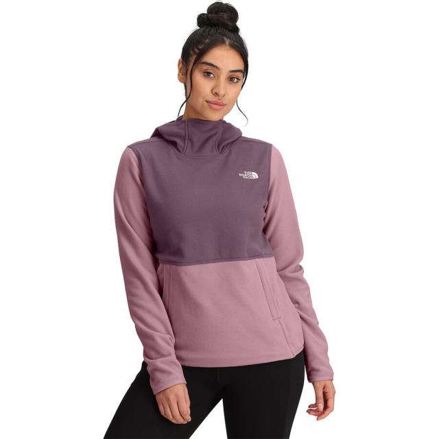 (取寄) ノースフェイス レディース グレイシャー フリース プルオーバー フーデット ジャケット - ウィメンズ The North Face women Glacier Fleece Pullover Hooded Jacket - Women's Mauve/Midnight Mauveの通販は