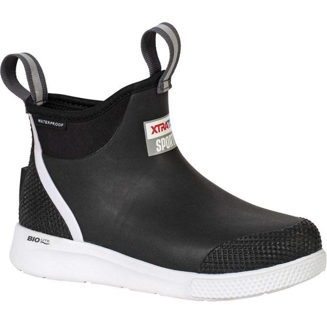 (取寄) エクストラタフ レディース アンクル 6インチ スポーツ デック ブーツ - ウィメンズ Xtratuf women Ankle 6in Sport Deck Boot - Women's Black