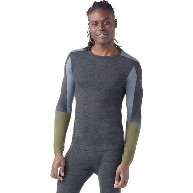 (取寄) スマートウール メンズ イントラニット メリノ 200 カラーブロック クルー - メンズ Smartwool men Intraknit Merino 200 Colorblock Crew - Men's Charcoal/Winter Mossの通販は