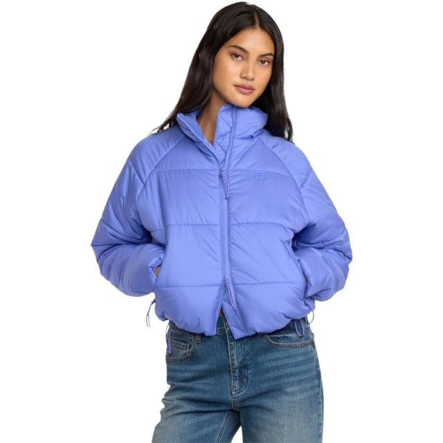 (取寄) ビラボン レディース ハイ ライン パファー ジャケット - ウィメンズ Billabong women High Line Puffer Jacket - Women's Iris