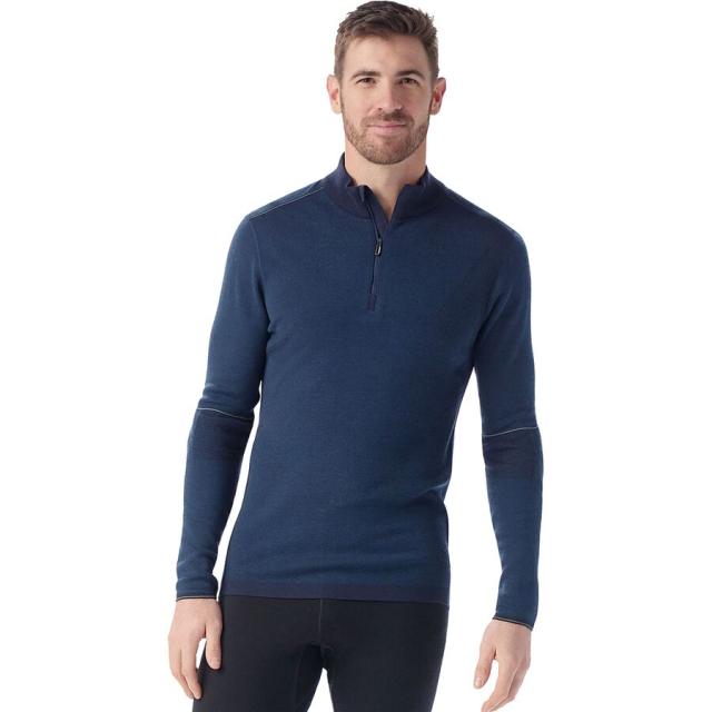 (取寄) スマートウール メンズ イントラニット サーマル マックス メリノ 1/4-ジップ ベースレイヤー— トップ - メンズ Smartwool men Intraknit Thermal Max Merino 1/4-Zip Baselayer Top - Men's Deep Navyの通販は 31,161円
