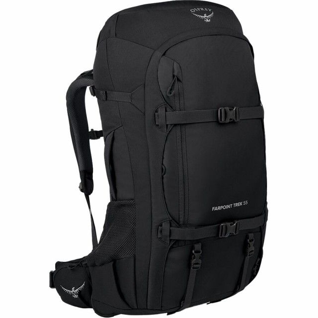 (取寄) オスプレーパック ファーポイント トレック 55L トラベル パック Osprey Packs Farpoint Trek 55L Travel Pack Black