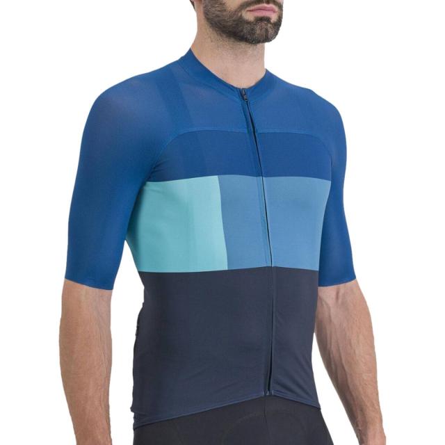 (取寄) スポーツフル メンズ スナップ ジャージ - メンズ Sportful men Snap Jersey - Men's Galaxy Blue Dark Berry Blueの通販は