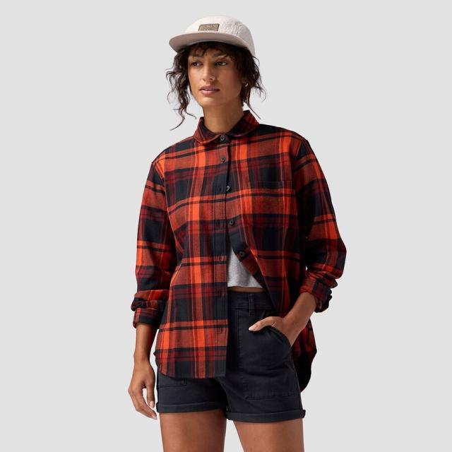 (取寄) バックカントリー レディース ベンチャー クラシック フランネル シャツ - ウィメンズ Backcountry women Venture Classic Flannel Shirt - Women's Red Clay Plaid