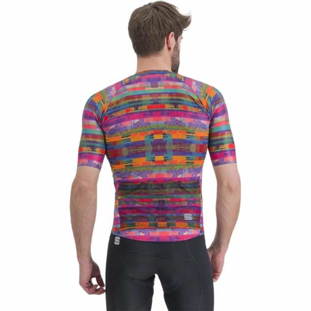 (取寄) スポーツフル メンズ グリッチ ボンバー ジャージ - メンズ Sportful men Glitch Bomber Jersey - Men's Multicolor Pinkの通販は