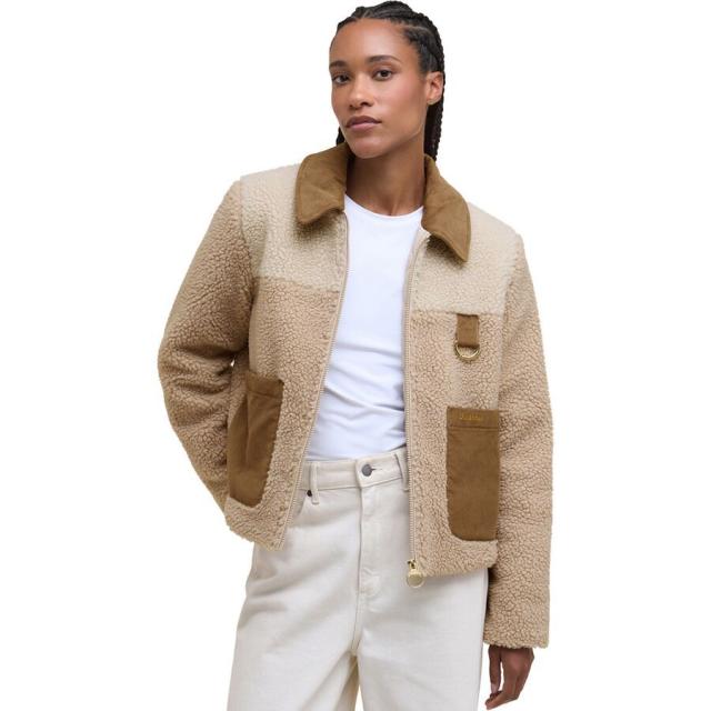 (取寄) バブアー レディース マレーナ フリース ジャケット - ウィメンズ Barbour women Malena Fleece Jacket - Women's Natural/Ecru