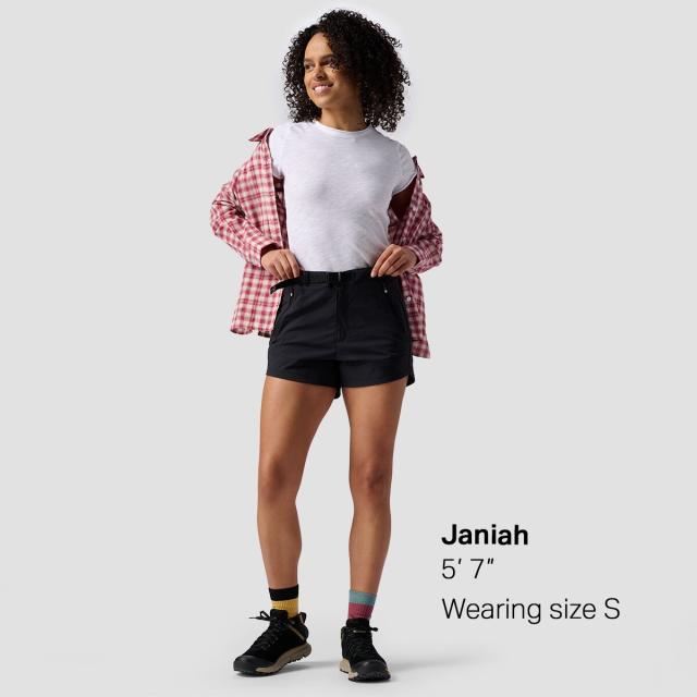 (取寄) バックカントリー レディース ワサッチ リップストップ 3.5インチ ショート - ウィメンズ Backcountry women Wasatch Ripstop 3.5in Short - Women's Black