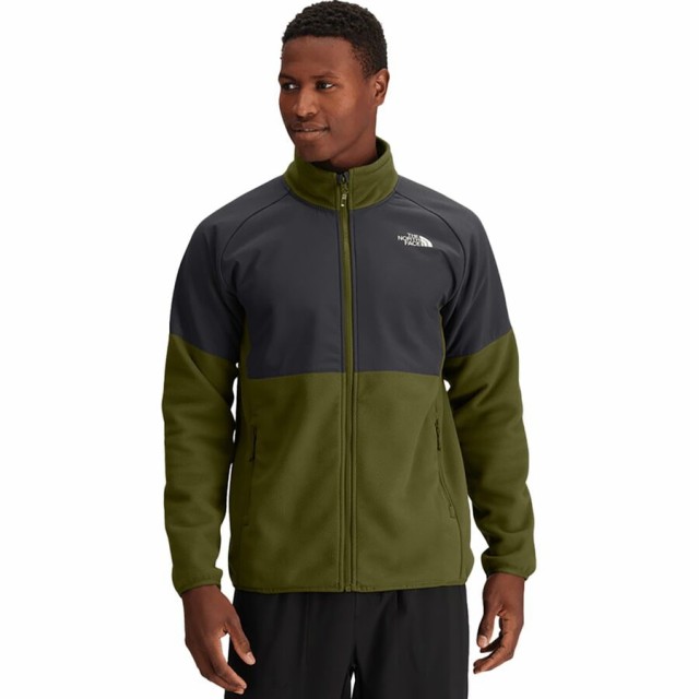 (取寄) ノースフェイス メンズ グレイシャー ヘビーウェイト フル ジップ ジャケット - メンズ The North Face men Glacier Heavyweight Full Zip Jacket - Men's Forest Olive/Asphalt Greyの通販は 29,003円