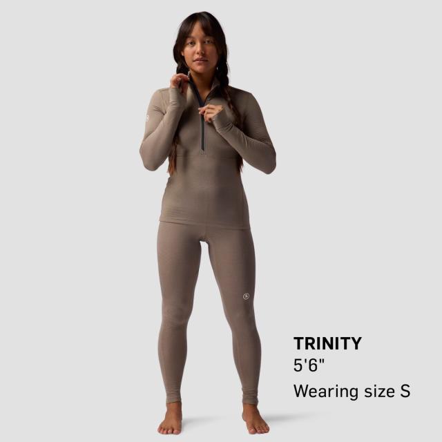 (取寄) バックカントリー レディース パインズ ベースレイヤー— 1/4-ジップ トップ - ウィメンズ Backcountry women Pines Microgrid Ultra-Lt Baselayer 1/4-Zip Top - Women's Fallen Rock