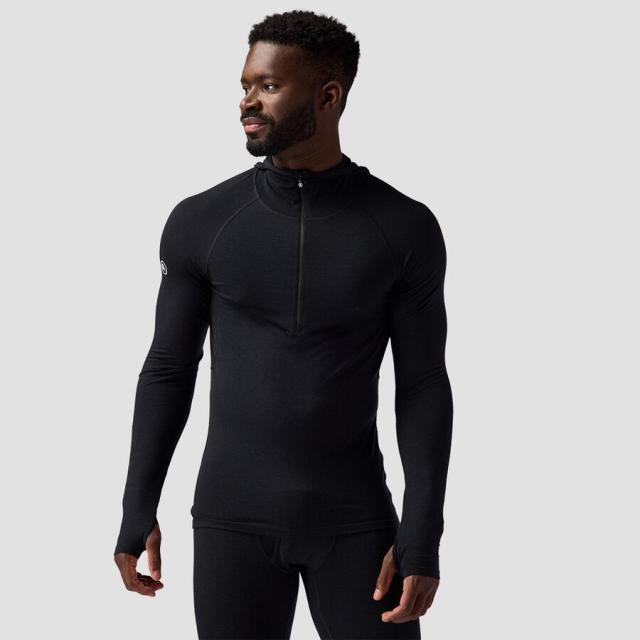(取寄) バックカントリー メンズ メリノ ライトウェイト スキューバ ベースレイヤー— トップ - メンズ Backcountry men Cedars Merino Lightweight Scuba Baselayer Top - Men's Black