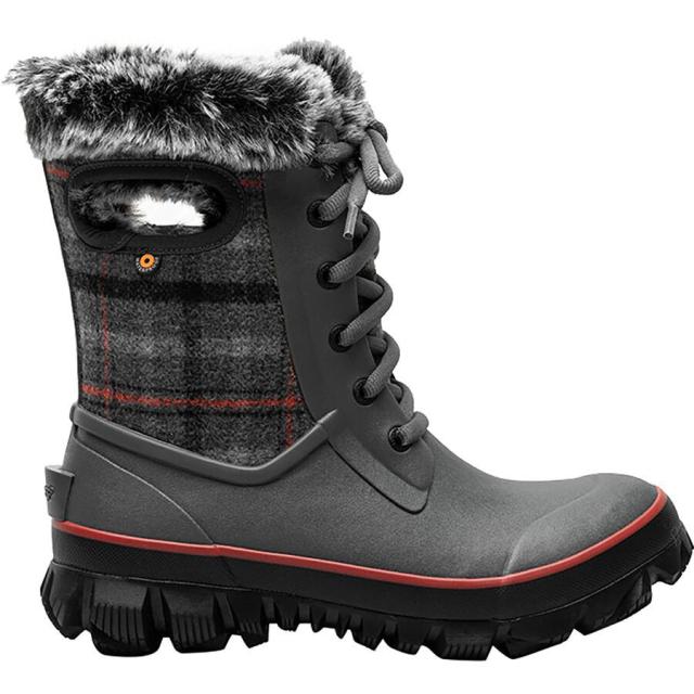 (取寄) ボグス レディース アーケータ コージー プレイド ブーツ - ウィメンズ Bogs women Arcata Cozy Plaid Boot - Women's Dark Gray Multi