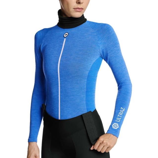 (取寄) アソス レディース Ls - ウィメンズ Assos women WOM UZ 3/3 LS SkinLayerP1 - Women's Calypso Bluの通販は