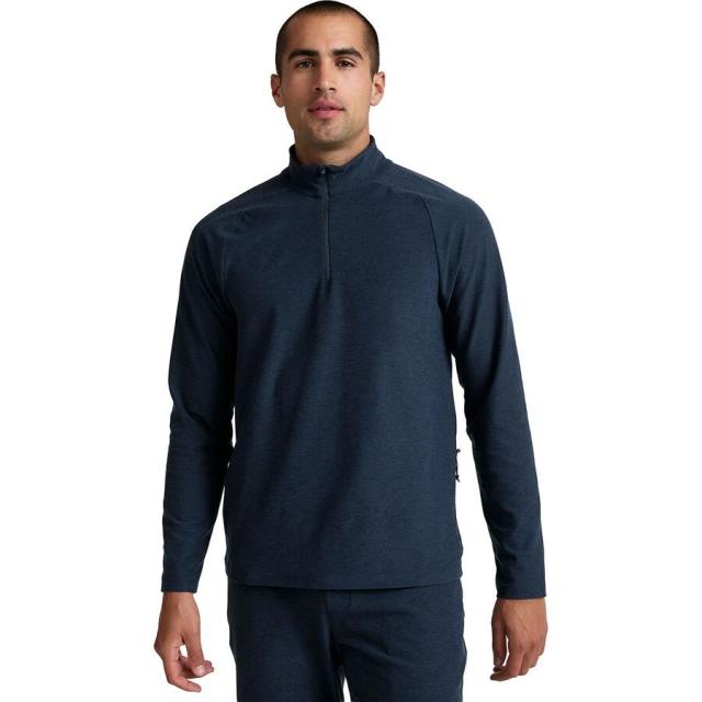 (取寄) ビヨンドヨガ メンズ スペースダイ テレイン クオーター ジップ プルオーバー - メンズ Beyond Yoga men Spacedye Terrain Quarter Zip Pullover - Men's Nocturnal Navy