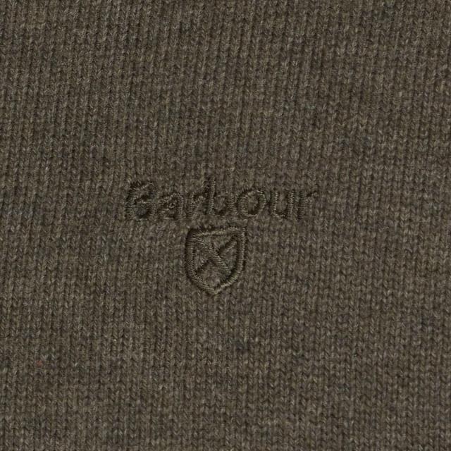 (取寄) バブアー メンズ コットン 1/2-ジップ セーター - メンズ Barbour men Cotton 1/2-Zip Sweater - Men's Olive Marl