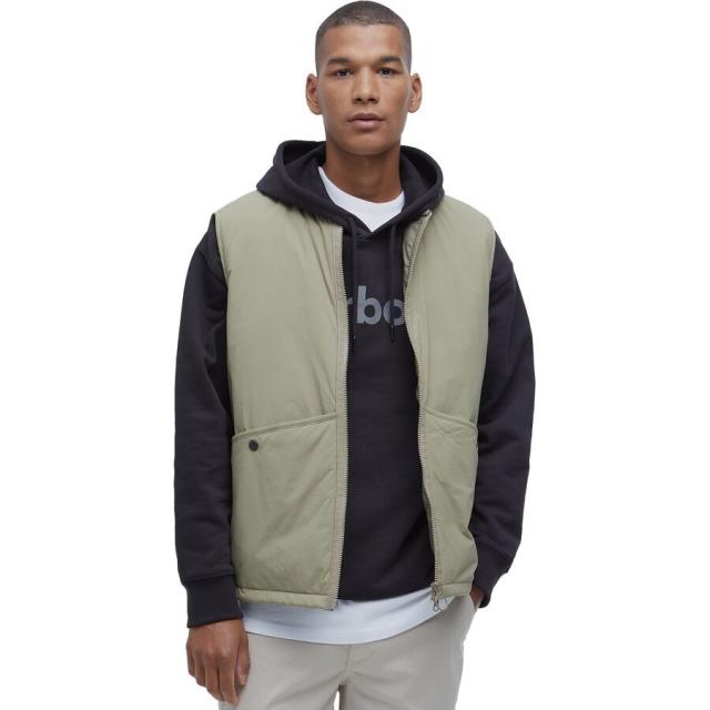 (取寄) バブアー メンズ リッズデイル ジレ ベスト - メンズ Barbour men Re-Engineered Liddesdale Gilet Vest - Men's Bleached Olive