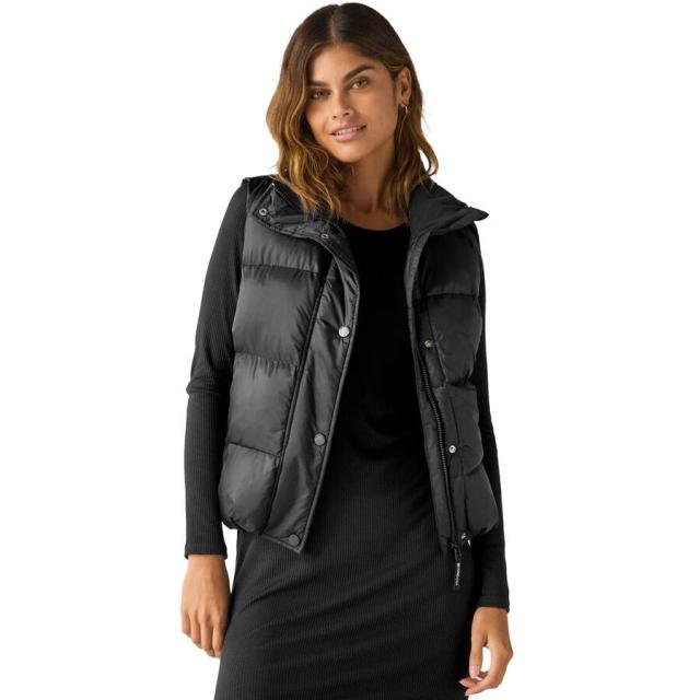 (取寄) ビヨンドヨガ レディース ビッグ コージー パファー ベスト - ウィメンズ Beyond Yoga women Big Cozy Puffer Vest - Women's Black