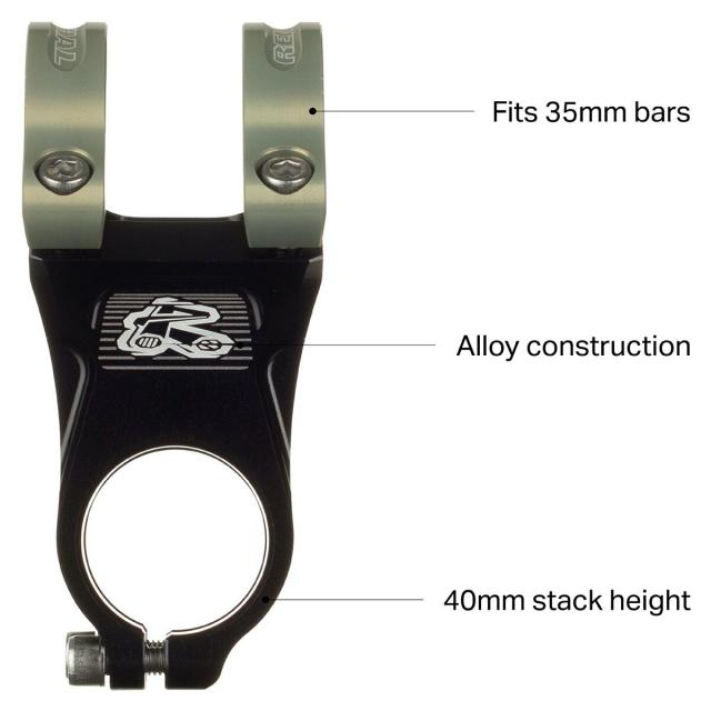 Renthal レンサル Apex ステム φ31.8mm/40mm Renthal Apex Stem: 31.8