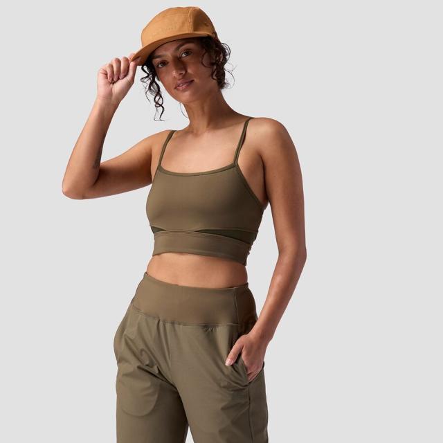 (取寄) バックカントリー レディース スクエア ネック ブラ トップ - ウィメンズ Backcountry women Square Neck Bra Top - Women's Kalamata