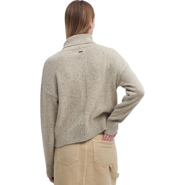 (取寄) バブアー レディース 1/2-ジップ ニット セーター - ウィメンズ Barbour women Lavensdale 1/2-Zip Knit Sweater - Women's Oatmeal