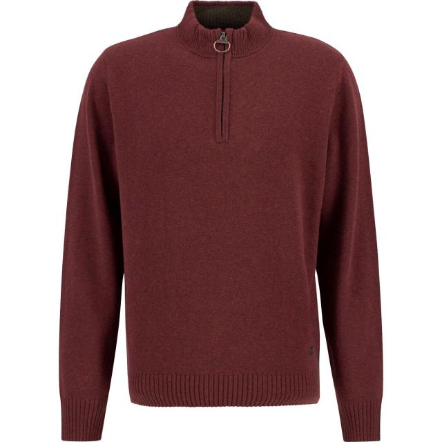 (取寄) バブアー メンズ ケルソン 1/2-ジップ ニット ジャンパー - メンズ Barbour men Kelson 1/2-Zip Knitted Jumper - Men's Fired Brick