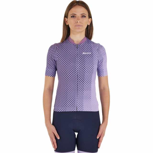 (取寄) サンティーニ レディース ポーズ フォーマ ショートスリーブ ジャージ - ウィメンズ Santini women Paws Forma Short-Sleeve Jersey - Women's Lillaの通販は
