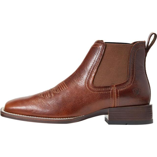 (取寄) アリアット メンズ ブッカー ウルトラ ウェスタン ブーツ ワイド - メンズ Ariat men Booker Ultra Western Boot Wide - Men's  Brown