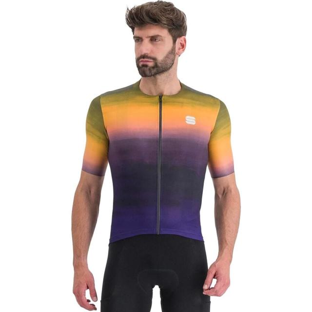 (取寄) スポーツフル メンズ フロウ スーパージアラ ジャージ - メンズ Sportful men Flow Supergiara Jersey - Men's Nightshade Dark Goldの通販は 30,040円
