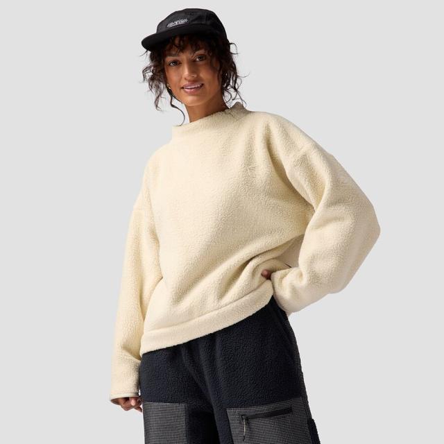 (取寄) バックカントリー レディース ワンダー モック-ネック トップ - ウィメンズ Backcountry women Wander Pile-Fleece Mock-Neck Top - Women's Fog