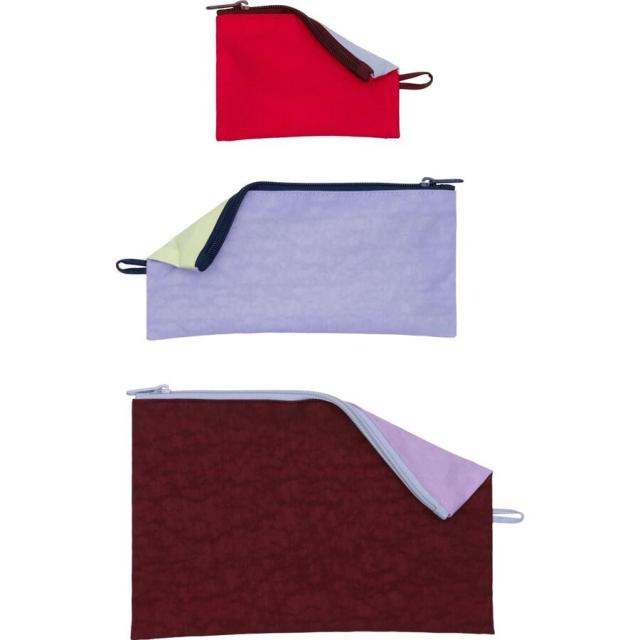 (取寄) バグー フラッツ ポーチ セット BAGGU Flat Pouch Set Kaleidoscope Mix