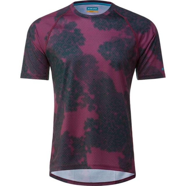 (取寄) イエティサイクルズ メンズ ロングホーン ショートスリーブ ジャージ - メンズ Yeti Cycles men Longhorn Short-Sleeve Jersey - Men's Ponderosa Pine Yarrow