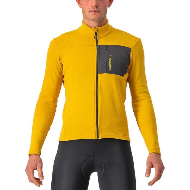 (取寄) カステリ メンズ アンリミテッド トレイル ロング-スローブ ジャージ - メンズ Castelli men Unlimited Trail Long-Sleeve Jersey - Men's Goldenrod/Dark Grayの通販は