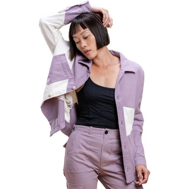 (取寄) ワンダリー レディース アリーヴァ ボタン アップ シャツ - ウィメンズ Wondery women Arriva Button Up Shirt - Women's Frosty Lilac