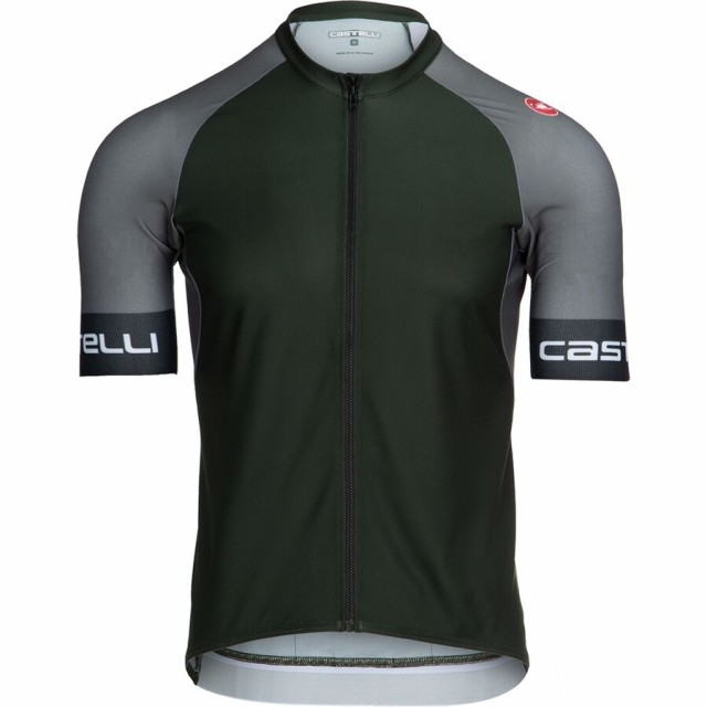 (取寄) カステリ メンズ エントラータ ヴィ リミテッド エディション ジャージ - メンズ Castelli men Entrata VI Limited Edition Jersey - Men's Deep Green/Gunmetal Gray/Black/Whiteの通販は 30,050円