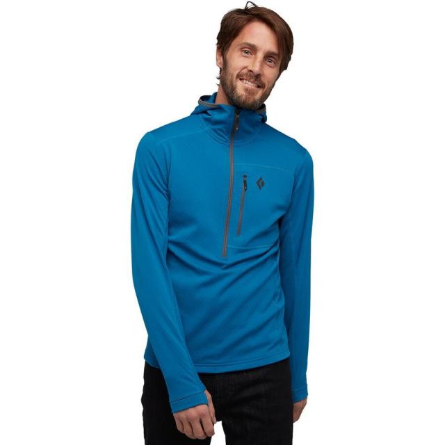 (取寄) ブラックダイヤモンド メンズ コウフィシェント 1/4-ジップ フリース ジャケット - メンズ  men Coefficient 1/4-Zip Fleece Jacket - Men's Kingfisher