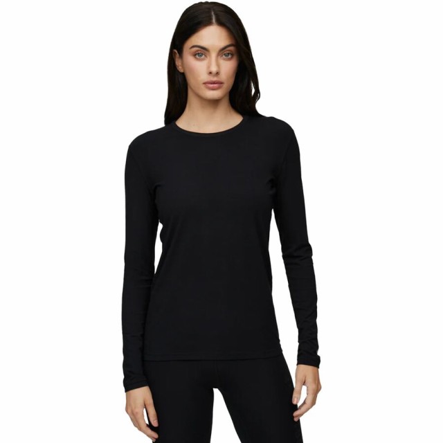 (取寄) レディース コア ミッドウエイト クルー トップ - ウィメンズ Le Bent women Core Midweight Crew Top - Women's Blackの通販は