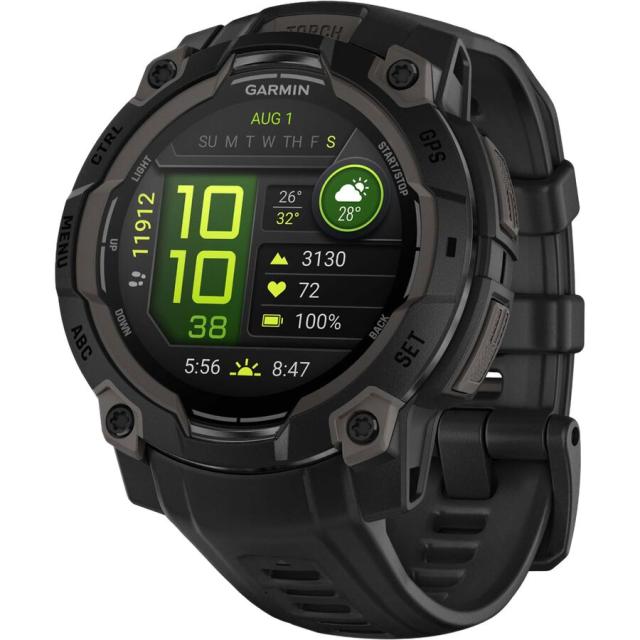 (取寄) ガーミン インスティンクト 3 スポーツ ウォッチ Garmin Instinct 3 AMOLED Sport Watch Black/Blackの通販は