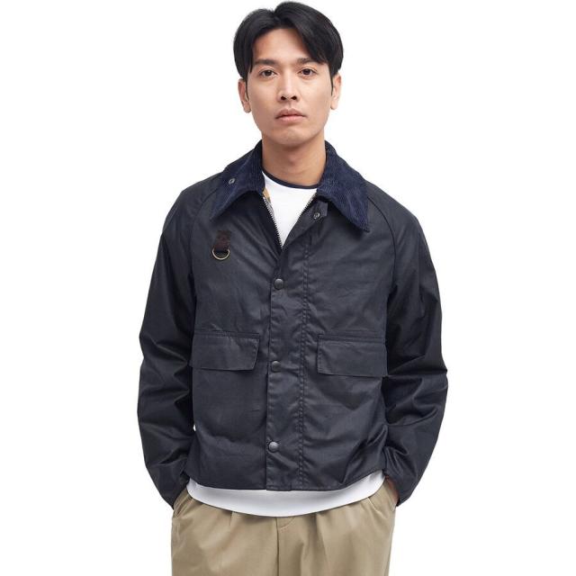 (取寄) バブアー メンズ スペー ワックス ジャケット - メンズ Barbour men Spey Wax Jacket - Men's Navy