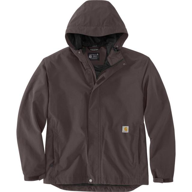 (取寄) カーハート メンズ ストーム ディフェンダー ルーズ フィット ライトウェイト ジャケット - メンズ Carhartt men Storm Defender Loose Fit Lightweight Jacket - Men's Dark Coffee