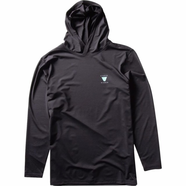 (取寄) ヴィスラ メンズ ツイステッド エコ フーデット ロング-スローブ シャツ - メンズ Vissla men Twisted Eco Hooded Long-Sleeve Shirt - Men's Black Heather 3の通販は
