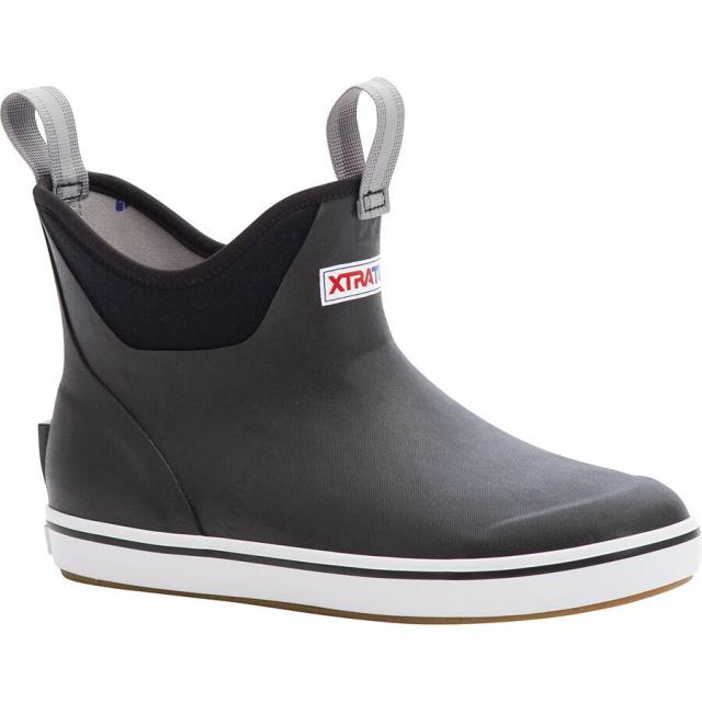(取寄) エクストラタフ レディース アンクル 6インチ デック ブーツ - ウィメンズ Xtratuf women Ankle 6in Deck Boot - Women's Black