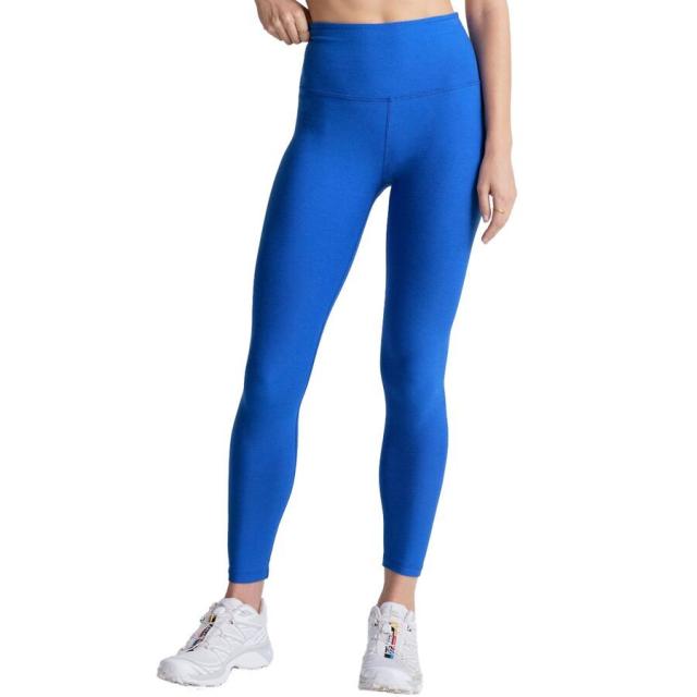 (取寄) ビヨンドヨガ レディース スペースダイ コート イン ザ ミディ ハイ ウェスト レギンス - ウィメンズ Beyond Yoga women Spacedye Caught In The Midi High Waisted Legging - Women's Court Blue Heather