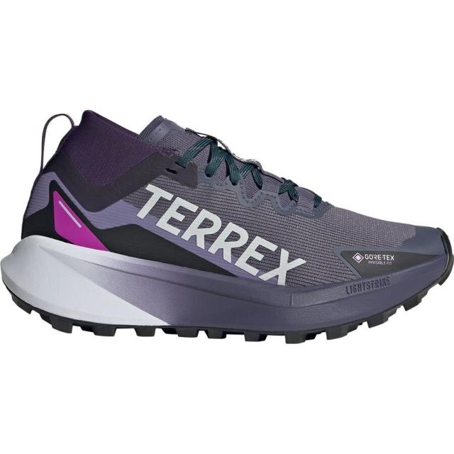 (取寄) アディダステレックス レディース テレックス アグラヴィック Gtx トレイル ランニング シューズ - ウィメンズ Adidas TERREX women Terrex Agravic GTX Trail Running Shoe - Women's Preloved Violet/Ftwr White/Purple Burst