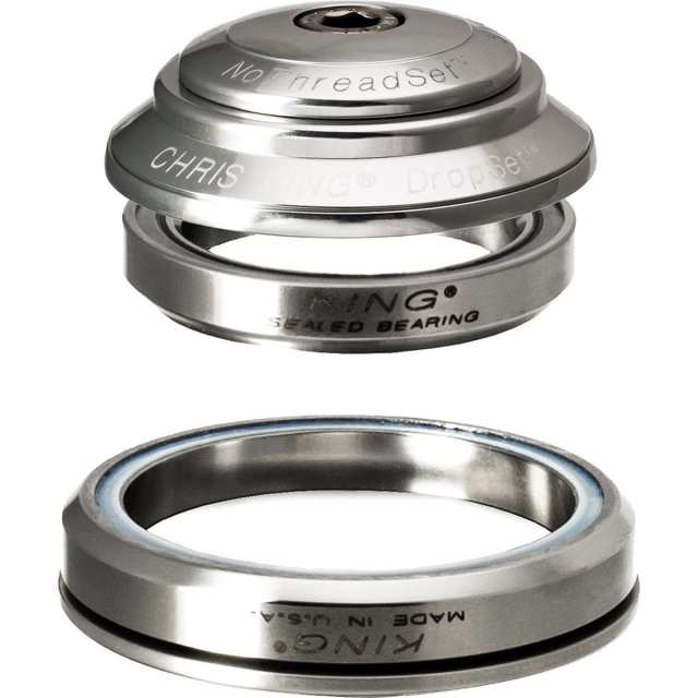 (取寄) クリスキング ドロップセット 2 ヘッドセット Chris King DropSet 2 Headset Silverの通販は
