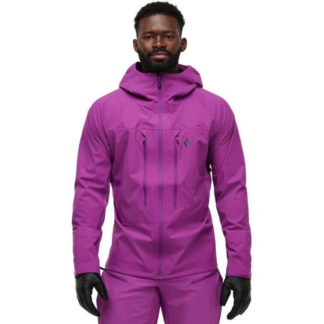 (取寄) ブラックダイヤモンド メンズ ドーン パトロール ハイブリット シェル - メンズ  men Dawn Patrol Hybrid Shell - Men's Piton Purple