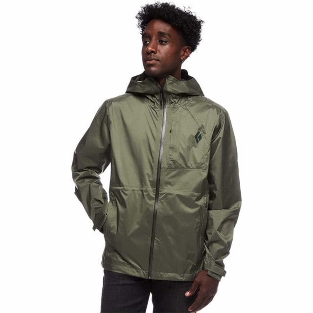 (取寄) ブラックダイヤモンド メンズ ツリーライン レイン シェル ジャケット - メンズ Black Diamond men Treeline Rain Shell Jacket - Men's Tundraの通販は